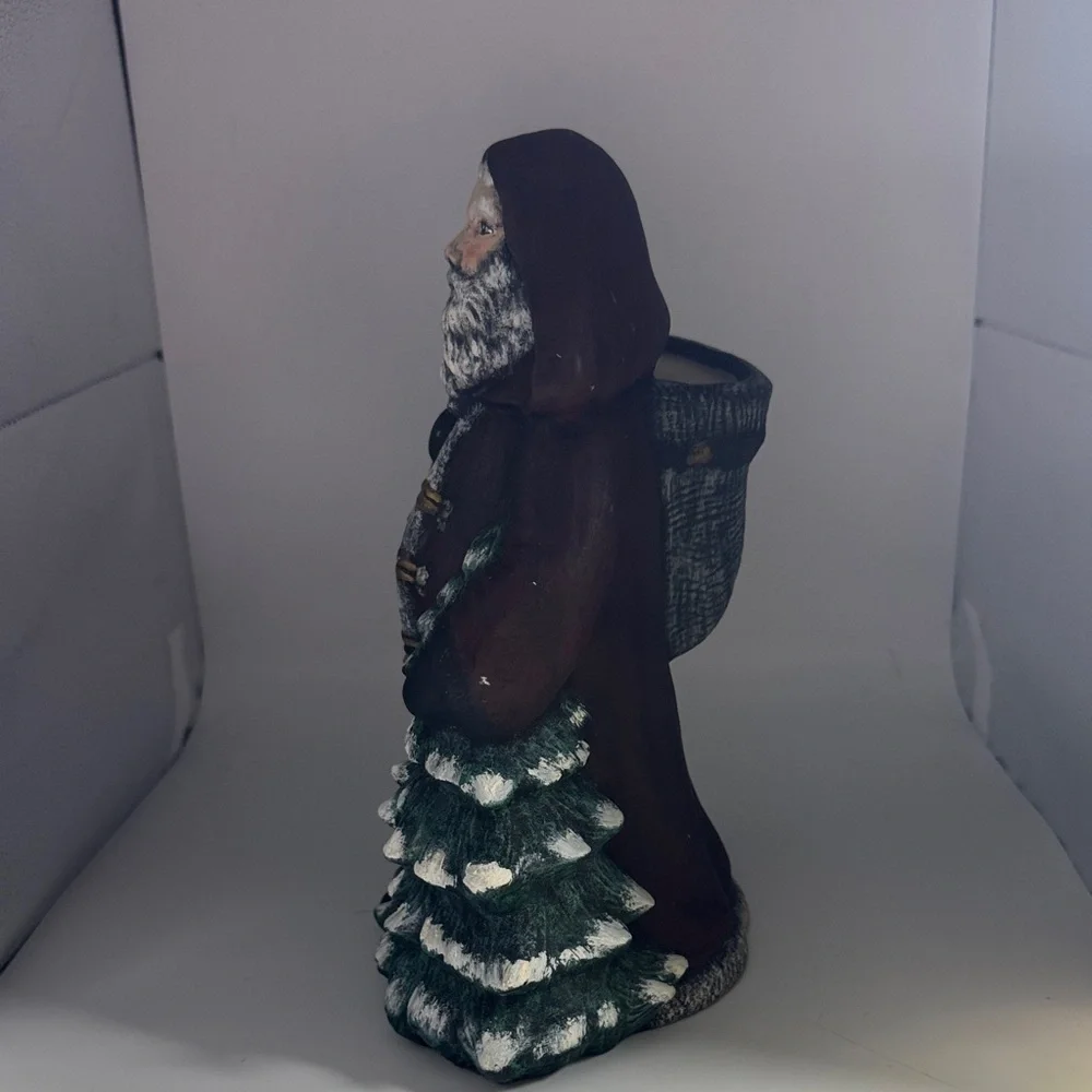 Holiday Santa Figurine with Tree